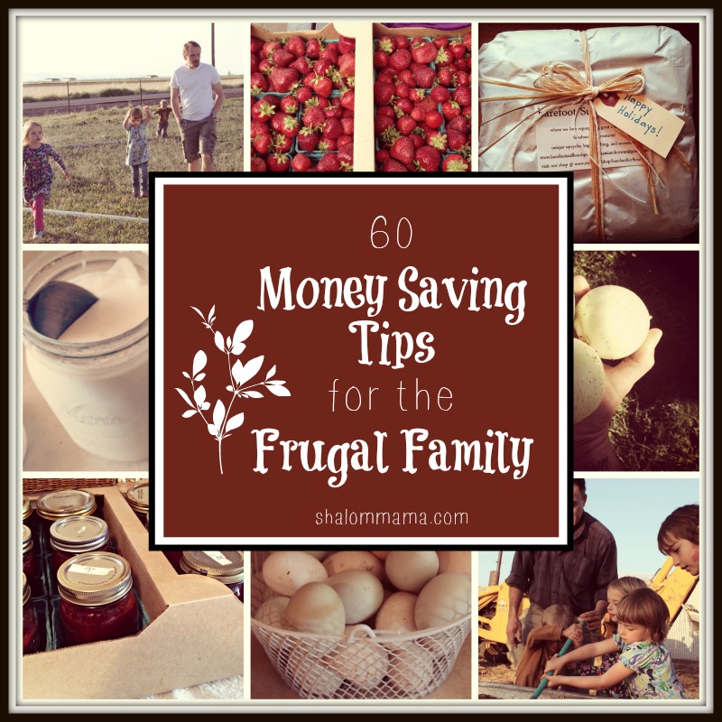 60 Money Saving Tips for the Frugal Family