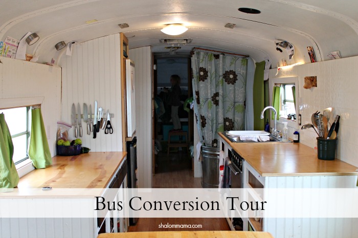 Bus Conversion Tour: It’s Almost Done (I love the shower!)